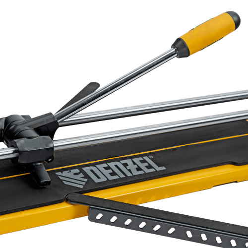 Плиткорез 600х14мм, цельнометал. напр., каретка на подш., стальная станина, рукоятка-пенал Denzel по ценам производителя в Челябинске с доставкой по всей России