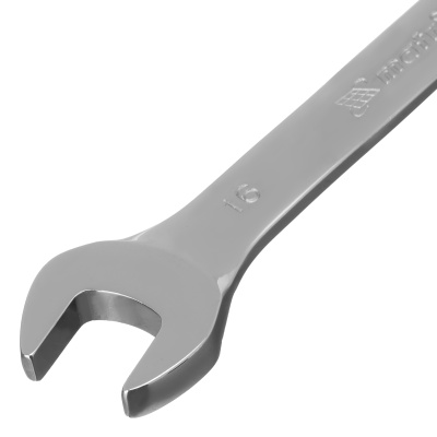 Ключ комбинированный трещоточный, 16 мм, CrV, зеркальный хром Matrix Professional по ценам производителя в Челябинске с доставкой по всей России