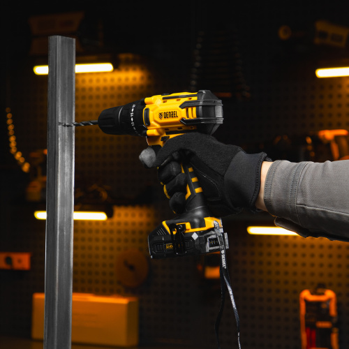 Дрель-шуруповерт аккумуляторная CDL-12-02BM, Li-Ion, 12 В, 2 акк. Denzel по ценам производителя в Челябинске с доставкой по всей России