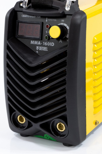 Аппарат инверторный дуговой сварки ММА-160ID, 160 А, ПВР 60%, диаметр электрода 1.6-3.2 мм, провод 2 м Denzel по ценам производителя в Челябинске с доставкой по всей России