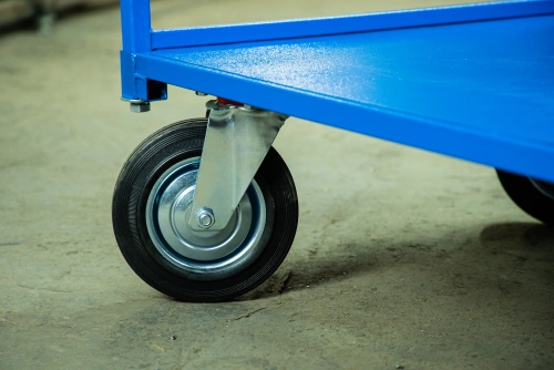 Тележка платформенная TOR ТП-Д (700х1200) с двумя ручками (колеса 200) по ценам производителя в Челябинске с доставкой по всей России