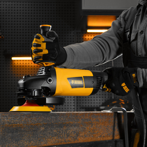 Машина шлифовальная угловая AG230-2600, 2600 Вт, 230 мм, 6000 об/мин Denzel по ценам производителя в Челябинске с доставкой по всей России