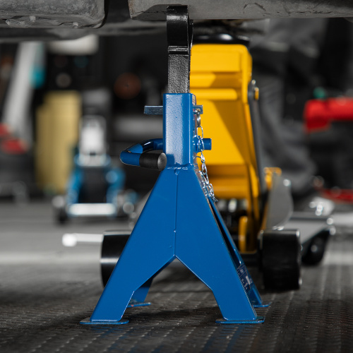 Подставки под автомобиль регулируемые, 3 т, H подъема 280-430 мм, 2 шт, Stels по ценам производителя в Челябинске с доставкой по всей России