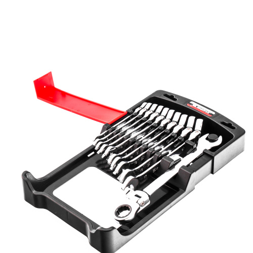 Набор ключей комбинированных, трещоточных шарнирных 11 шт. Matrix по ценам производителя в Челябинске с доставкой по всей России