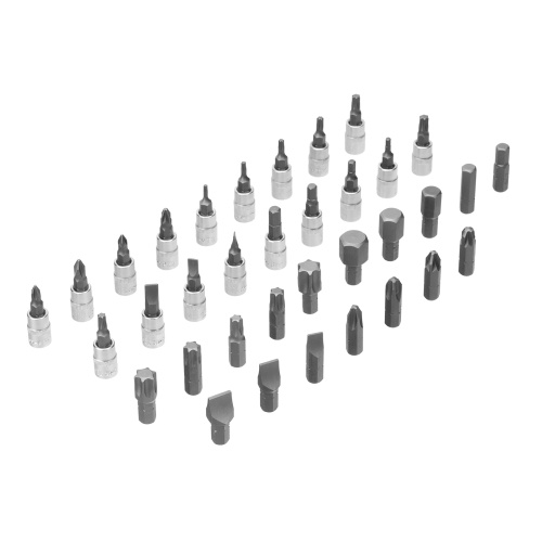 Набор инструментов, 1/2", 1/4", CrV, S2, пластиковый кейс, 109 предметов Denzel по ценам производителя в Челябинске с доставкой по всей России