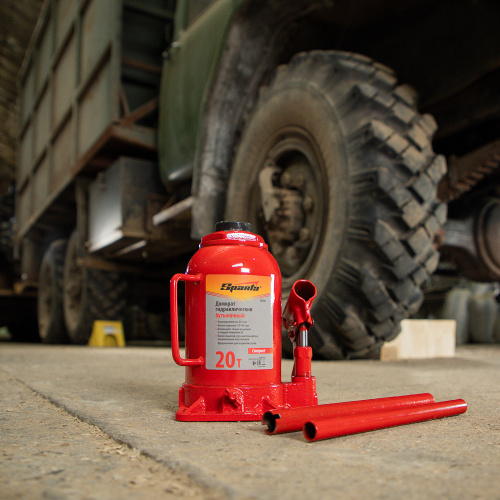 Домкрат гидравлический бутылочный 20 т, h подъема 215-405 мм Sparta Compact по ценам производителя в Челябинске с доставкой по всей России