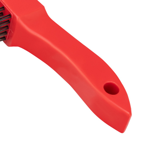 Щетка зачистная пятирядная, закаленная прямая проволока с пластиковой ручкой Matrix по ценам производителя в Челябинске с доставкой по всей России