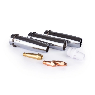 FoxWeld Набор комплектующих MIG-40 (2 наконечника, 3 сопла, 1 держ. након., 1 диффузор газ., пр-во FoxWeld/КНР) купить в Москве с доставкой по всей России | ProtosMarket.ru