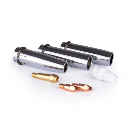 FoxWeld Набор комплектующих MIG-40 (2 наконечника, 3 сопла, 1 держ. након., 1 диффузор газ., пр-во FoxWeld/КНР) купить в Москве с доставкой по всей России | ProtosMarket.ru