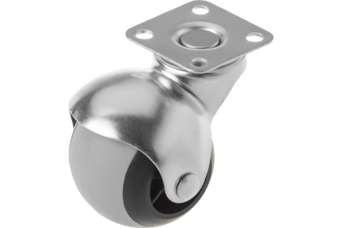 Колесо мебельное поворотное резиновое SCmg 25 50 мм купить в Москве с доставкой по всей России | ProtosMarket.ru