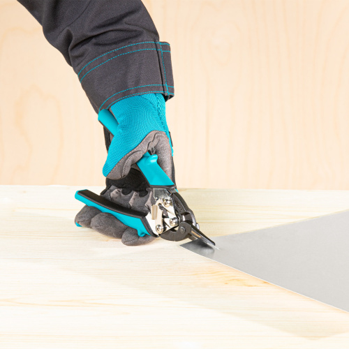 Ножницы по металлу "Piranha", 190 мм, прямой рез, сталь СrM, двухкомпонентные рукоятки Gross по ценам производителя в Челябинске с доставкой по всей России