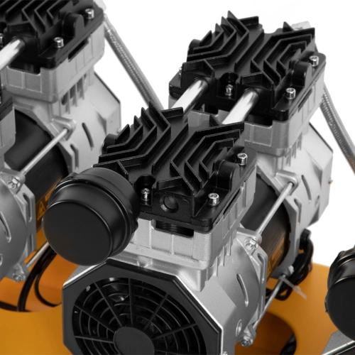 Компрессор безмасляный, малошумный  DLS 2250/100, 2250 Вт, 3x750, 100 л, 410 л/мин блок управления/ Denzel по ценам производителя в Челябинске с доставкой по всей России