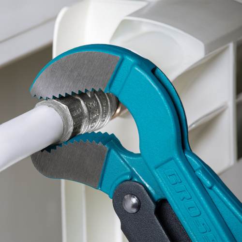 Ключ трубный рычажный 1.5, №2, цельнокованый, CrV, тип "S" Gross по ценам производителя в Челябинске с доставкой по всей России