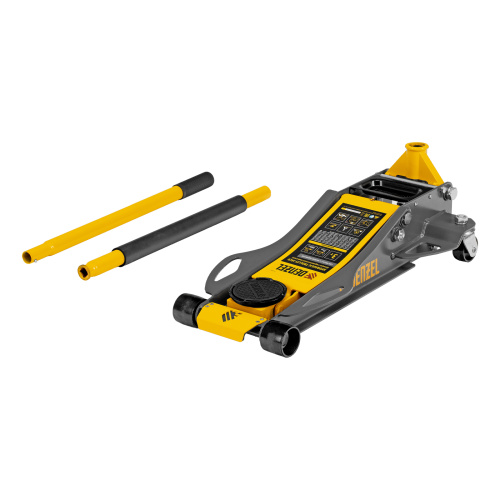 Домкрат гидравлический подкатной, 3 т, 75-500 мм, быстрый подъем, низкий подхват, проф. Denzel по ценам производителя в Челябинске с доставкой по всей России