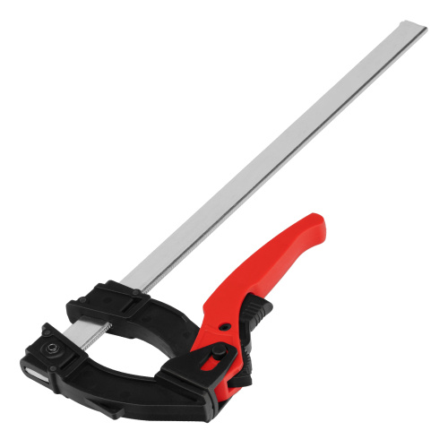 Струбцина реечная быстрозажимная, пластиковый корпус рычажно-храповой механизм, 300 х 90 х 390 мм, штанга 5 х 20 мм Matrix по ценам производителя в Челябинске с доставкой по всей России