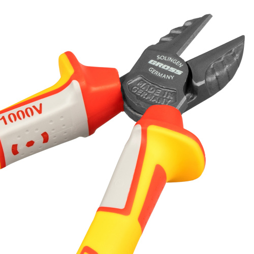 Бокорезы, диэлектрические рукоятки, до 1000 В, трехкомпонентные рукоятки, 180 мм Gross по ценам производителя в Челябинске с доставкой по всей России