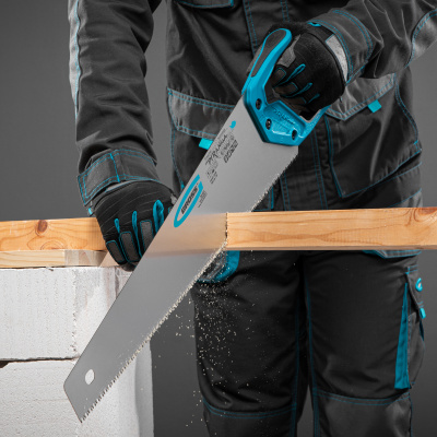 Ножовка по дереву "Piranha", 500 мм, 7-8 TPI, зуб-3D, каленый зуб, двухкомпонентная рукоятка Gross по ценам производителя в Челябинске с доставкой по всей России