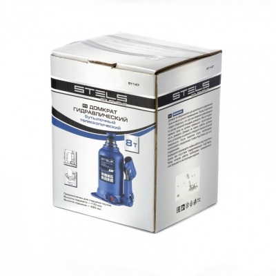 Домкрат гидравлический бутылочный телескопический, 8 т, подъем 170-430 мм Stels купить в Москве с доставкой по всей России | ProtosMarket.ru