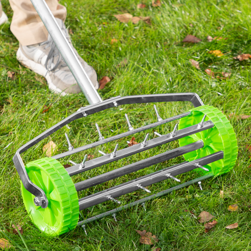 Аэратор газонный, 440 х 1400 мм, стальной черенок, Palisad по ценам производителя в Челябинске с доставкой по всей России