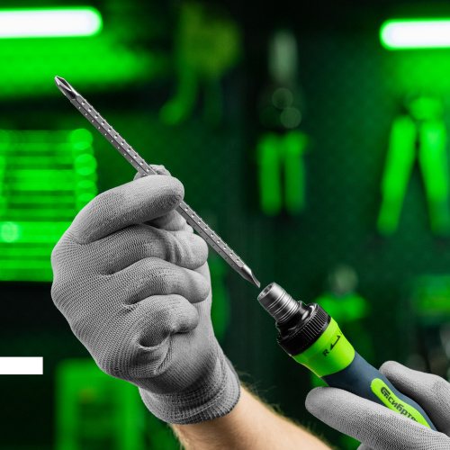 Отвертка реверсивная комбинированная PH2/SL6, CrV Сибртех по ценам производителя в Челябинске с доставкой по всей России