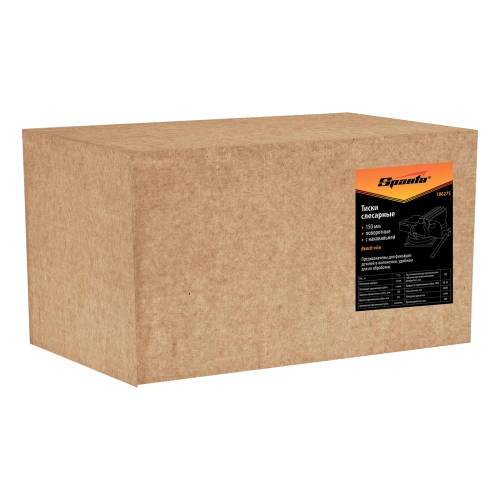 Тиски слесарные, 150 мм, поворотные, с наковальней Sparta по ценам производителя в Челябинске с доставкой по всей России