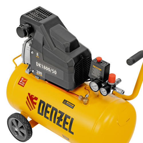 Компрессор воздушный DK1800/50, Х-PRO 1.8 кВт, 280л/мин, 50л Denzel по ценам производителя в Челябинске с доставкой по всей России