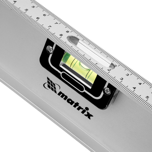 Уровень алюминиевый "Рельс", 600 мм, 3 глазка (1 поворотный) Matrix по ценам производителя в Челябинске с доставкой по всей России