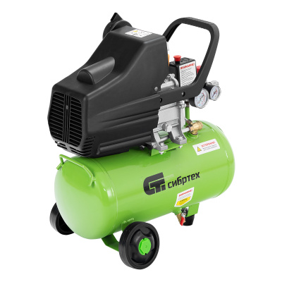 Компрессор воздушный КК-1100/22, 1, 1 кВт, 135 л/мин, 22 л, прямой привод, масляный Сибртех по ценам производителя в Челябинске с доставкой по всей России