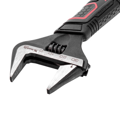 Ключ разводной, тонкие губки, фосфатированный, двухкомпонентная рукоятка, 300 мм, PRO Matrix по ценам производителя в Челябинске с доставкой по всей России