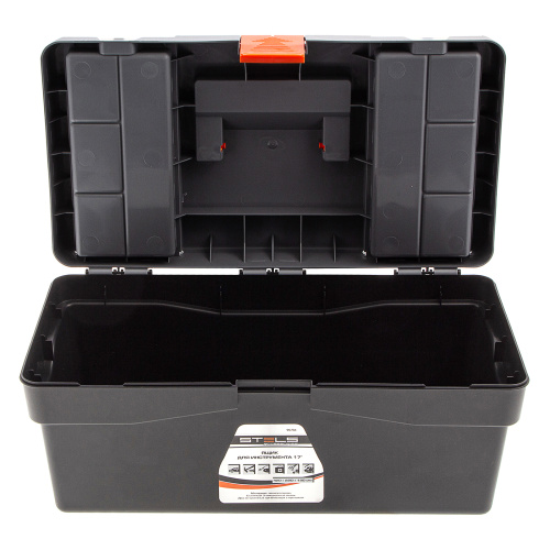 Ящик для инструмента 17", 420 х 220 х 180 мм, пластик Stels по ценам производителя в Челябинске с доставкой по всей России