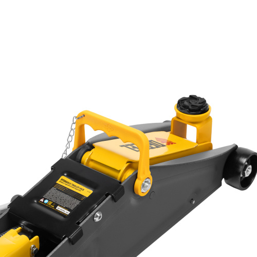 Домкрат гидравлический подкатной с фиксатором, 2,8 т, 135-385 мм Denzel по ценам производителя в Челябинске с доставкой по всей России