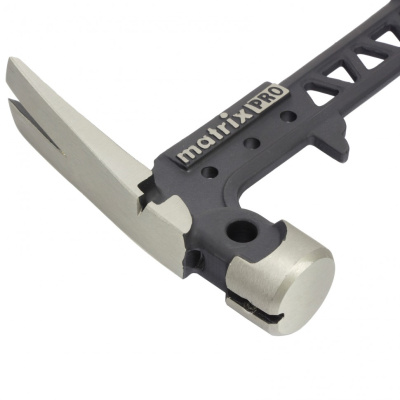 Молоток строительный, 450 г, цельнокованый, боек с магнитом, двухкомпонентная обрезиненная рукоятка Matrix Pro по ценам производителя в Челябинске с доставкой по всей России