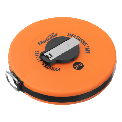 Рулетка геодезическая, 20 м х 12,5 мм, лента ПВХ, закрытый круглый корпус Sparta по ценам производителя в Челябинске с доставкой по всей России