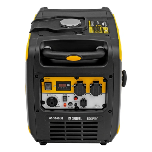 Генератор инверторный GS-3800iSE, 3,8 кВт, 230 В, закрытый корпус,электростартер Denzel по ценам производителя в Челябинске с доставкой по всей России