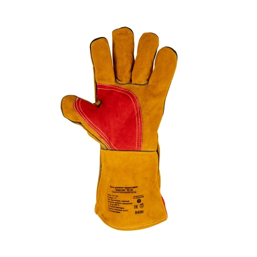 Краги кожаные термостойкие FOXWELD "Защитник" КС-03 по ценам производителя в Челябинске с доставкой по всей России