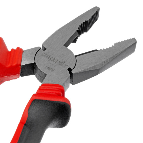 Плоскогубцы комбинированные, 200 мм, хром-ванадий, двухкомпонентные рукоятки Matrix по ценам производителя в Челябинске с доставкой по всей России