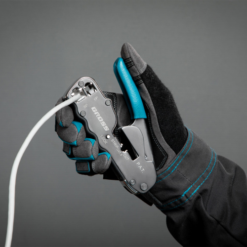 Клещи для обжима телефонных и компьютерных клемм RJ45, 8P и RJ11/12, 6P, компактный размер, CAT5 Gross по ценам производителя в Челябинске с доставкой по всей России