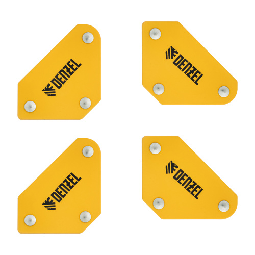 Набор из 4 магнитных фиксаторов для сварочных работ Denzel по ценам производителя в Челябинске с доставкой по всей России