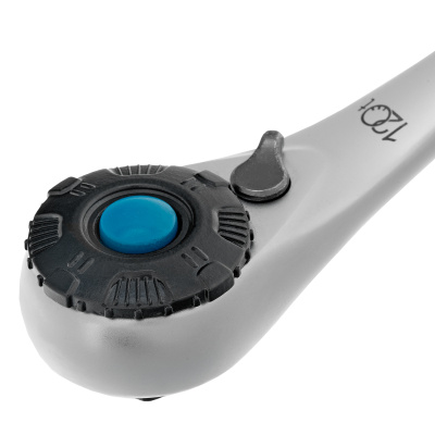 Ключ-трещотка 1/2", CrV, 120 зубьев, с быстрым сбросом, цельнометаллический, хром Gross по ценам производителя в Челябинске с доставкой по всей России