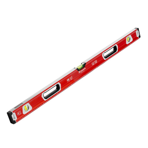 Уровень алюминиевый, магнит, фрезерованный, 3 глазка (1 зеркальный) двухкомпонентные рукоятки, 1000 мм Matrix по ценам производителя в Челябинске с доставкой по всей России