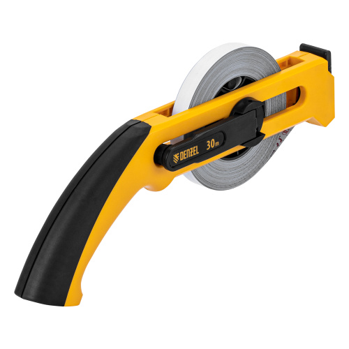Рулетка геодезическая 30 м х 13 мм, открытый корпус, металлическая лента Denzel по ценам производителя в Челябинске с доставкой по всей России