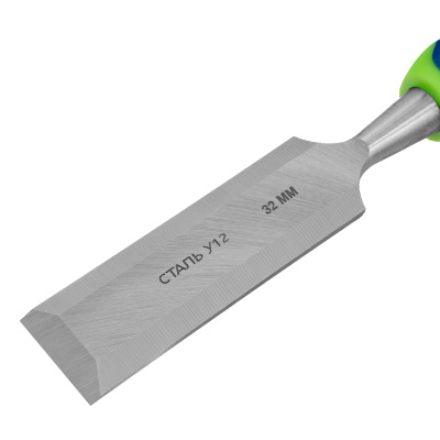 Долото-стамеска, 32 мм, двухкомпонентная рукоятка Сибртех по ценам производителя в Челябинске с доставкой по всей России