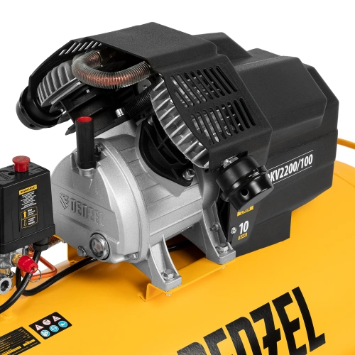 Компрессор воздушный DKV2200/100, Х-PRO 2.2 кВт, 400 л/мин, 100л Denzel по ценам производителя в Челябинске с доставкой по всей России