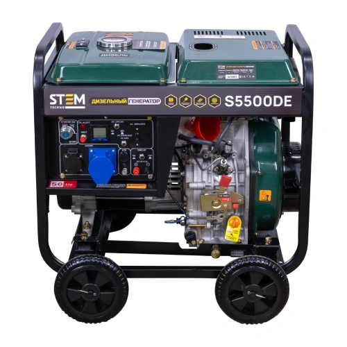 Генератор дизельный STEM Techno S5500DE (5.5 кВт, электростартер, дисплей, подогрев) по ценам производителя в Челябинске с доставкой по всей России