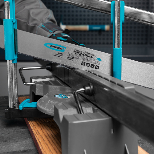 Стусло прецизионное, пила 550 мм, две прижимные струбцины Gross по ценам производителя в Челябинске с доставкой по всей России