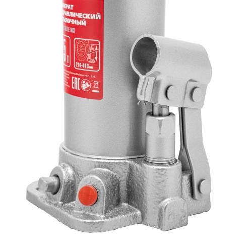 Домкрат гидравлический бутылочный, 5 т, высота подъема 216-413 мм, в пластиковый кейсе Matrix по ценам производителя в Челябинске с доставкой по всей России