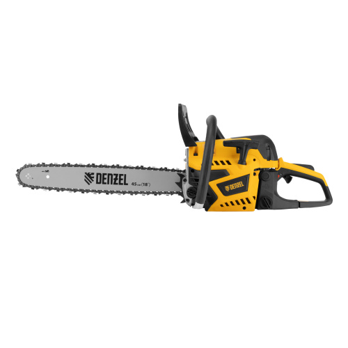 Пила цепная бензиновая DS-5218, шина 45 см, 52 см3, 3 л.с, шаг 0,325, паз 1,5 мм, 72 звена Denzel по ценам производителя в Челябинске с доставкой по всей России