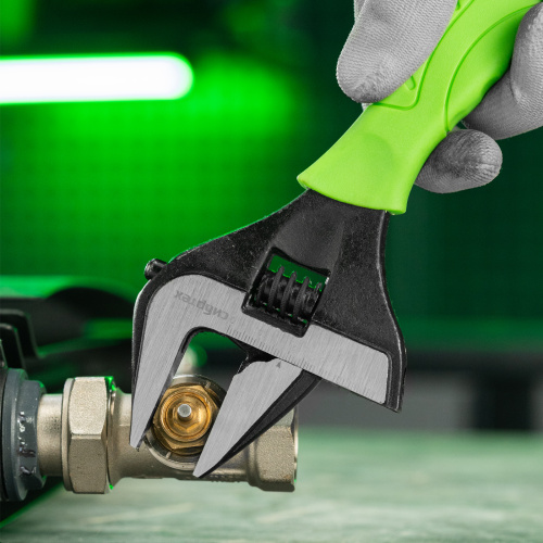 Ключ разводной, 250 мм, тонкие губки, фосфатированый Сибртех по ценам производителя в Челябинске с доставкой по всей России