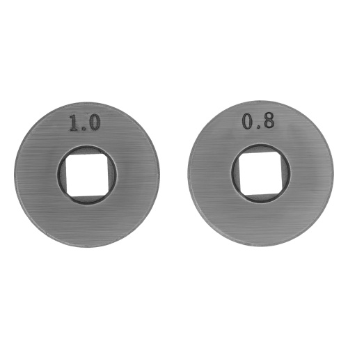 Подающий ролик, V профиль под стальную проволоку 0,8-1мм, посадка квадрат, 2 шт Denzel по ценам производителя в Челябинске с доставкой по всей России