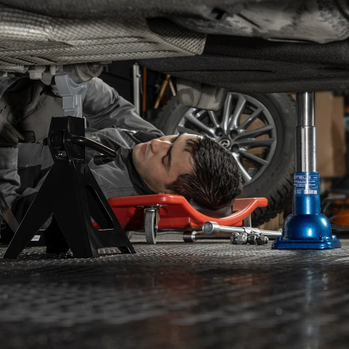 Домкрат механический бутылочный, 2 т, h подъема 150-310 мм, 2 части (домкрат, ручка) Stels купить в Москве с доставкой по всей России | ProtosMarket.ru